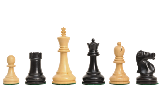 CLEARANCE - The Fischer Spassky 1972 Series Commemorative Chess Pieces - 3.75" King