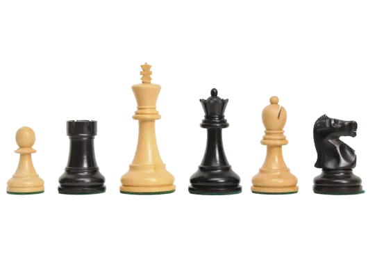 CLEARANCE - The Fischer Spassky 1972 Series Commemorative Chess Pieces - 3.75" King