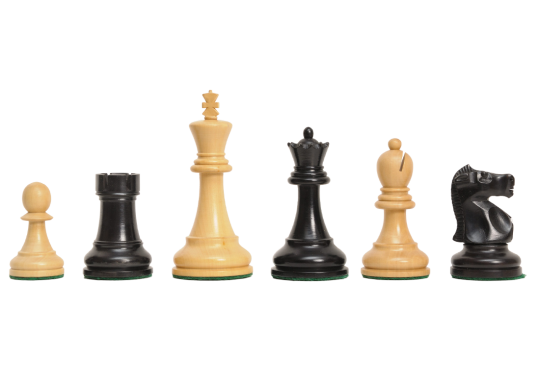 CLEARANCE - The Fischer Spassky 1972 Series Commemorative Chess Pieces - 3.75" King