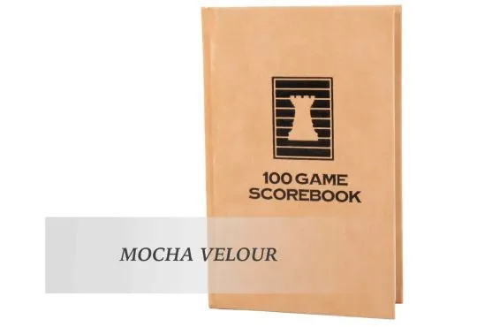  SHOPWORN - Luxury Hardcover Scorebook - MOCHA VELOUR