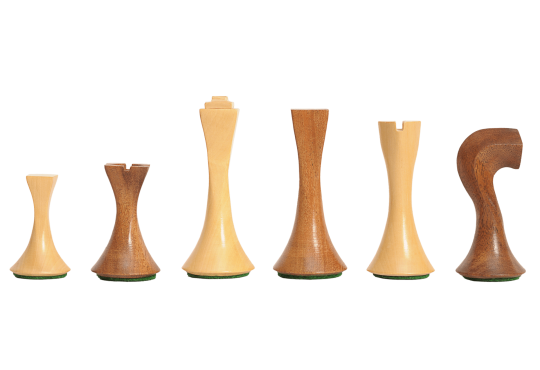 The Moderne Series Chess Pieces - 3.75" King