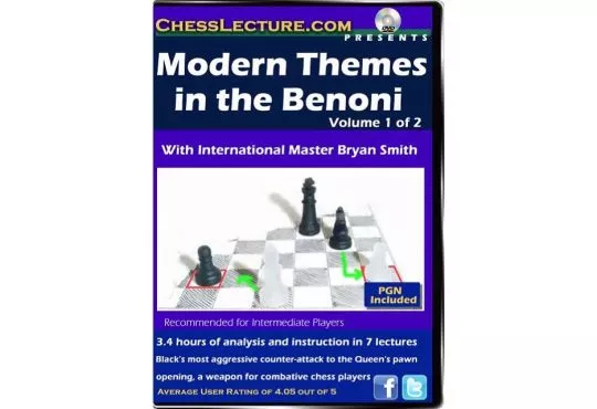 Modern Themes in the Benoni - 2 DVDs - Chess Lecture - Volume 66 