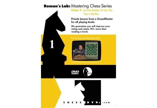 E-DVD ROMAN'S LAB - VOLUME 1 - Learn Openings The Easy Way, Traps and Novelties