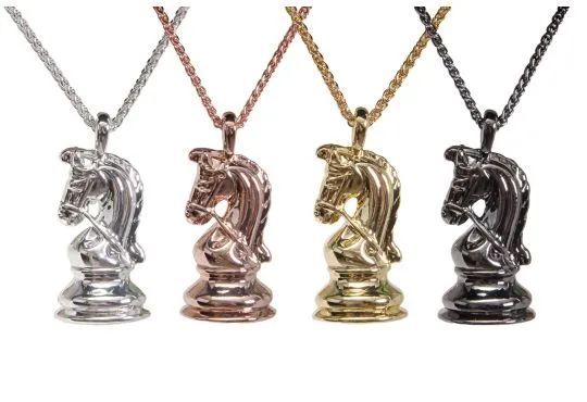 Chess Pendant Necklace - KNIGHT