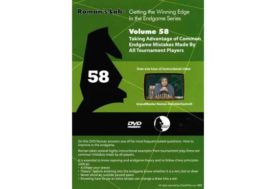 ROMAN'S LAB - VOLUME 58 - Taking Advantages of Common Endgame Mistakes