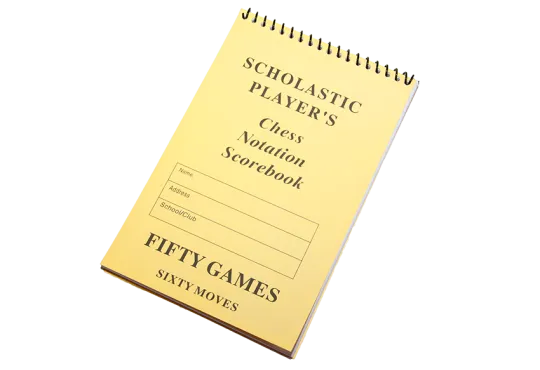 Official US chess Self-Duplicating Score Sheets PACK OF 100 SHEETS 
