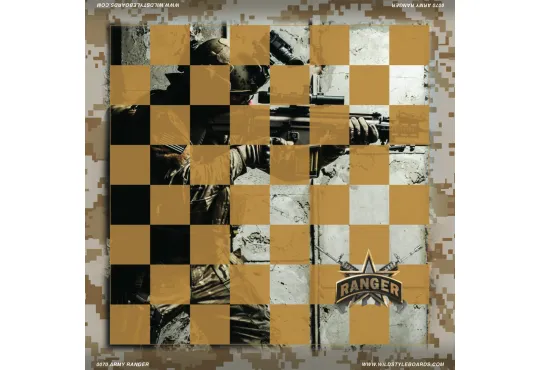 Army Ranger - Full Color Vinyl Chess Board