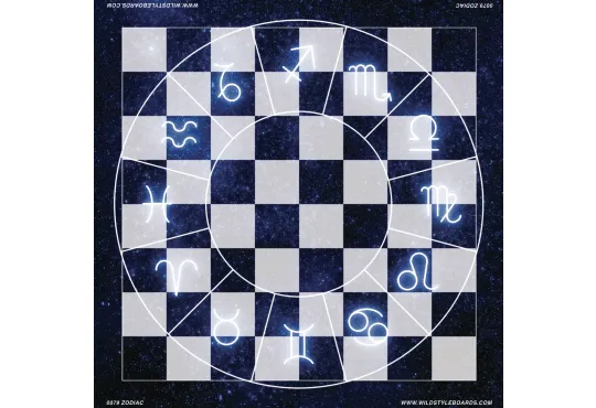 Zodiac - Full Color Vinyl Chess Board