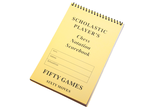 SCHOLASTIC Chess Scorebook (60 Moves/Game)