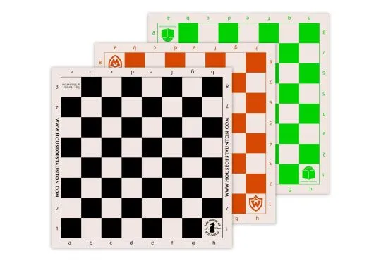 Custom Printed Silk Screened Vinyl Chess Board