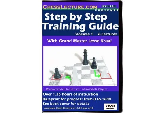 Step by Step Training Guide -  in 5 Steps, Beginner to 1600 - Chess Lecture - Volume 2