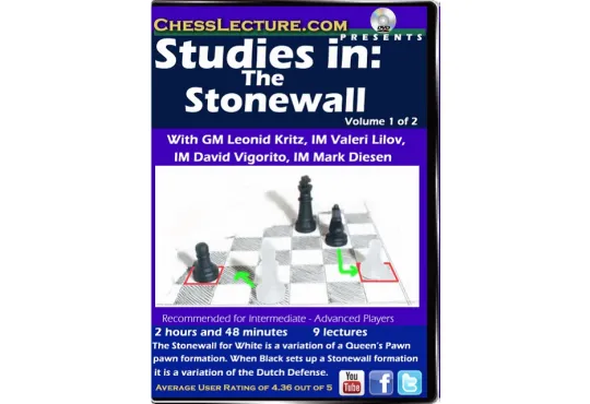 Studies in: The Stonewall - 2 DVDs - Chess Lecture - Volume 143