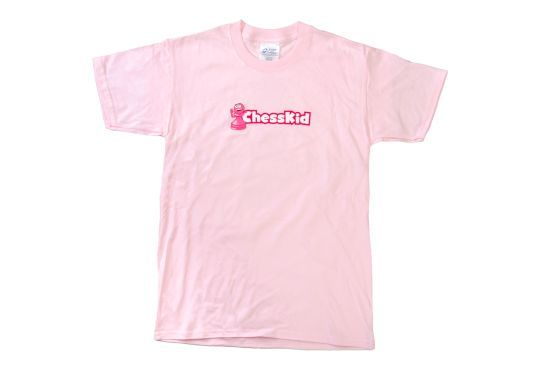 CLEARANCE - ChessKid Pink Logo - Queen T-Shirt
