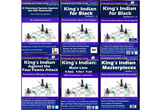 The Definitive King's Indian Defense Collection - 6 DVDs - Chess Lecture