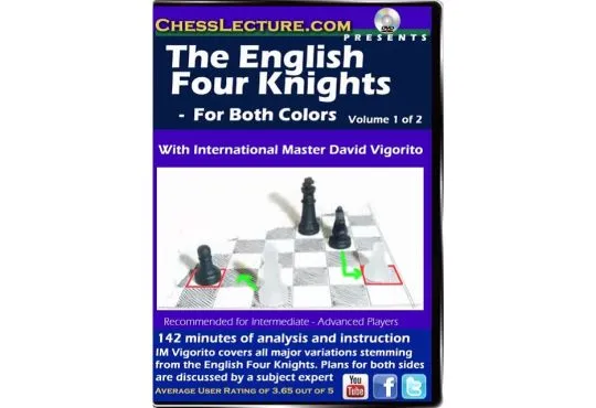 The English Four Knights (2 DVDS) - Chess Lecture - Volume 73 