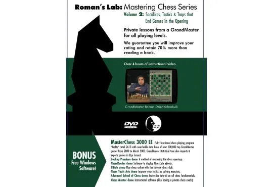 E-DVD ROMAN'S LAB - VOLUME 2 - Sacrifices, Tactics & Traps that End Games in the Opening