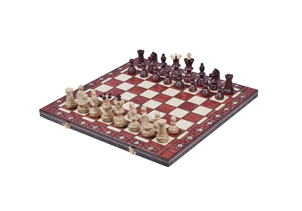 Source Chess Set game made with wooden material on m.