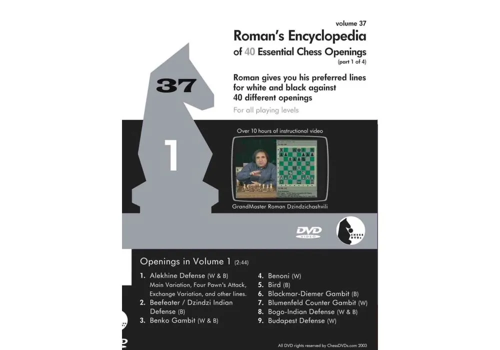 E-DVD ROMAN'S LAB - VOLUME 37 - Chess Openings