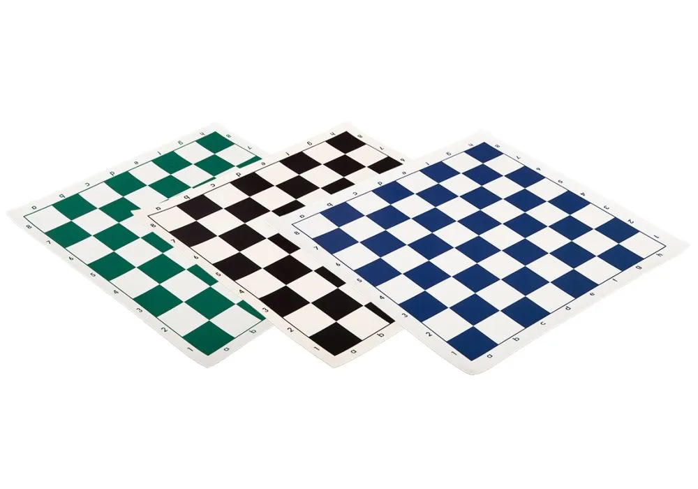 Standard Vinyl Analysis Tournament Chess Board - 3.75 Squares