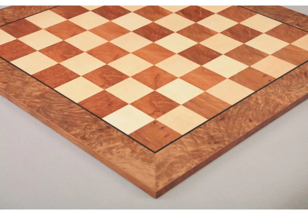 Deluxe Chess Board with Storage Drawers - Camphor Wood 19 in.