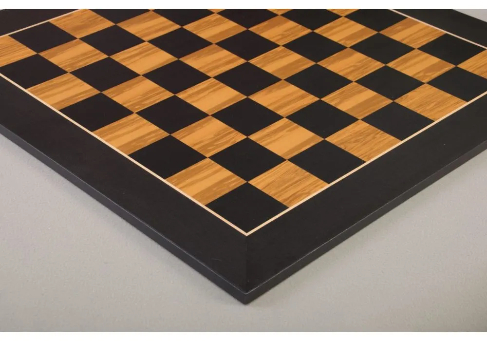 Blackwood and Olivewood Classic Traditional Chess Board - Satin Finish