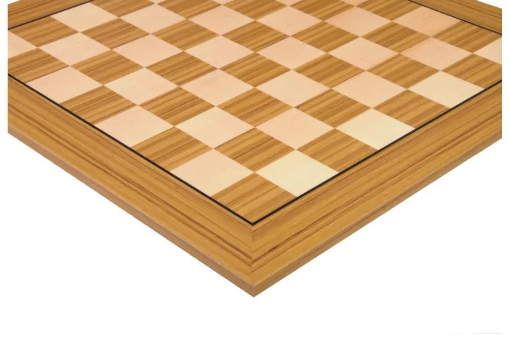 Folding Walnut and Maple Wooden Tournament Chess Board