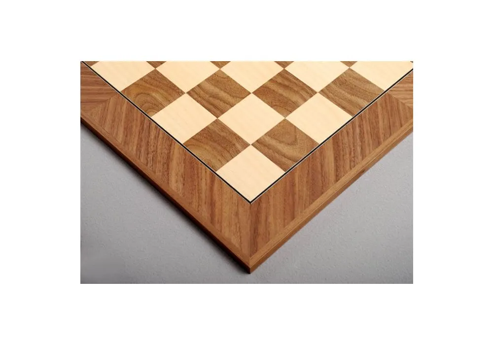  A&A 18.875 Professional Wooden Tournament Chess Board/Mahogany  & Maple Inlaid /2.0 Squares w/Notation : Automotive