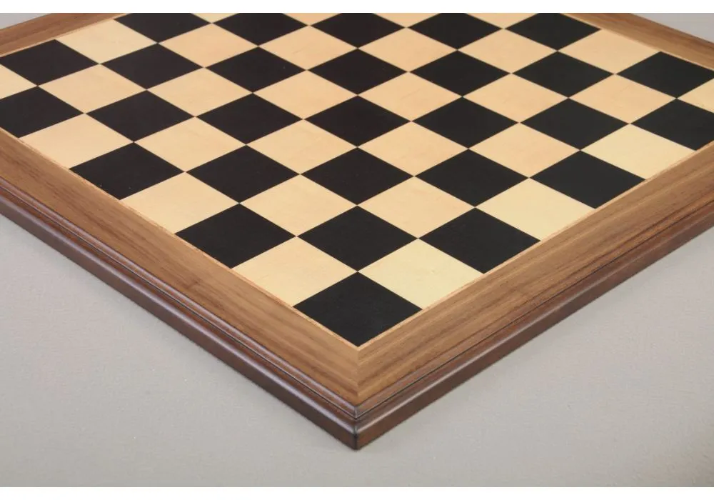 Mahogany and Maple Wooden Tournament Chess Board