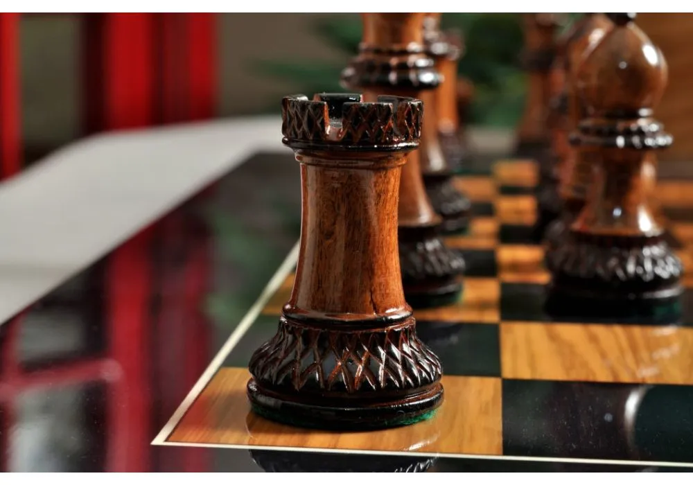 Grand English Style Chess Set with Storage Drawers – Pieces are Tournament  Sized and Hand Carved with Camphor Wood Board 19 in.