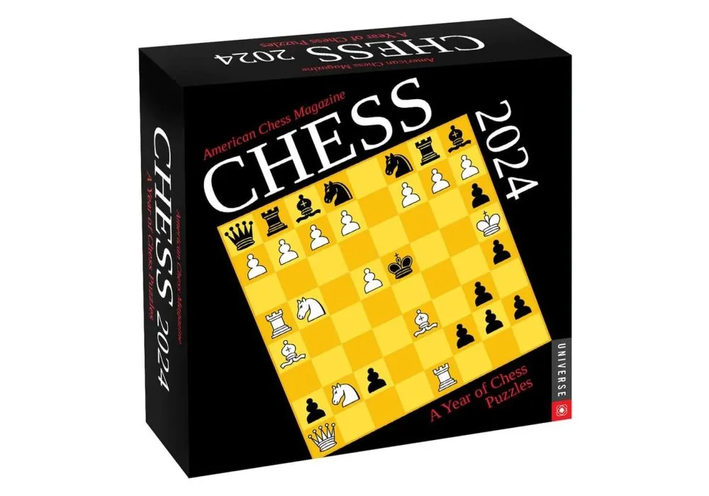 CLEARANCE - Chess 2024 Day-to-Day Calendar - A Year of Chess Puzzles