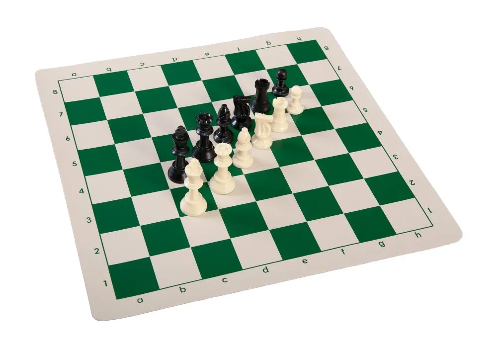 Combo of the Study Analysis Plastic Chess Pieces & Wooden Chess