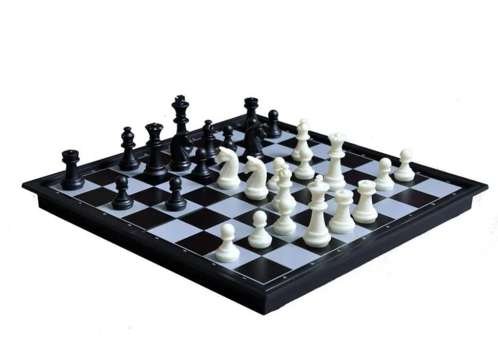 10 inch Chess and Checkers Set for the Blind