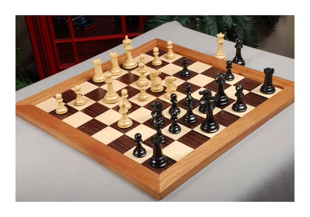 Custom Contemporary Chess Board - Purpleheart / Curly Maple - 2.5 Squares