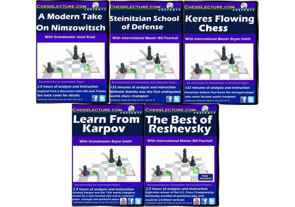 Intense Study of the Masters - 5 DVDs - Chess Lecture