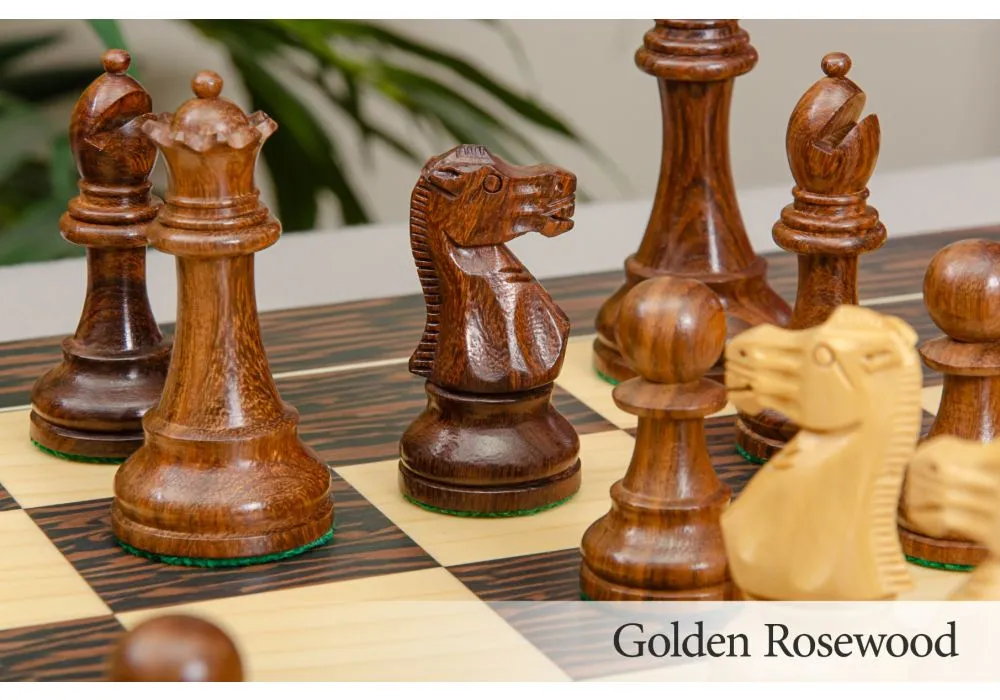 Blackwood and Olivewood Classic Traditional Chess Board - Satin Finish