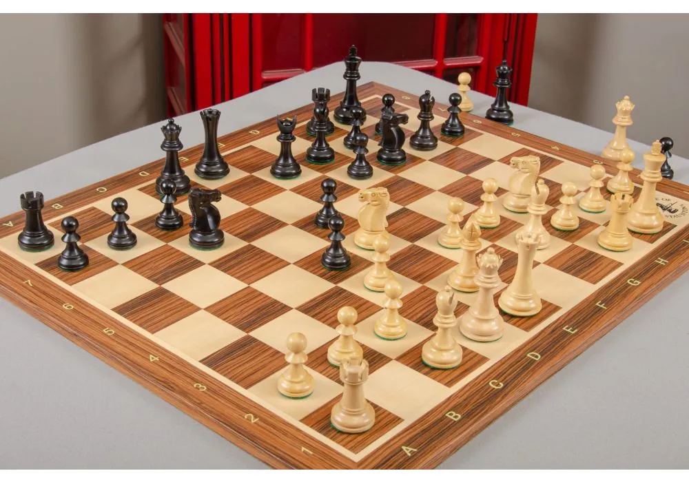 The Capablanca Chess Edition - Reykjavik II Series Chess Set and Board  Combination