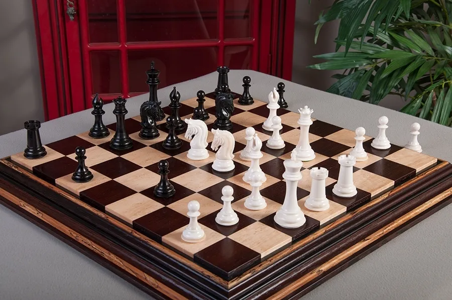 The Imperial Collector Bone Luxury Chess Pieces 4.0 King House Of Staunton