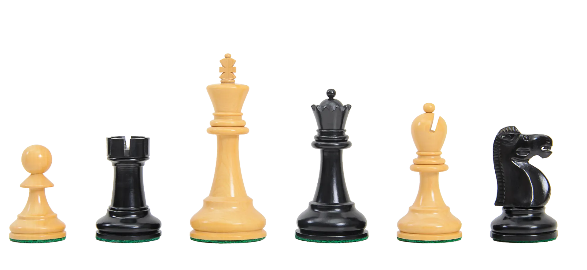 The Reykjavik II Series Chess Pieces - 3.75" King