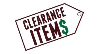 Clearance Items Tag 