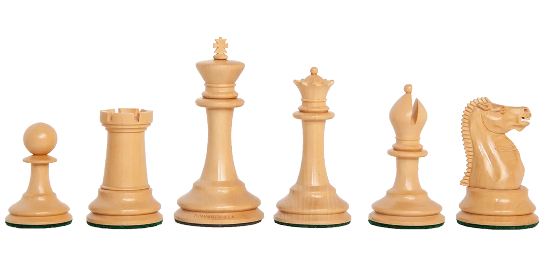 Bobby Fischer Learn to Play Chess - Staunton Style Chess Pieces